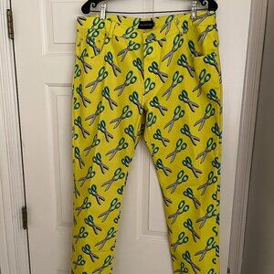 Hailey Elsaesser scissor print pants